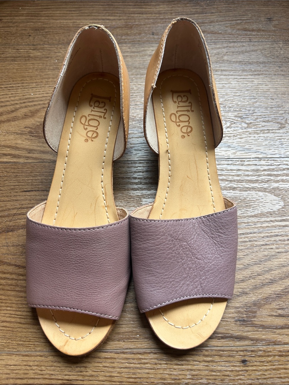Latigo Women's Mauve Open-Toe Flats